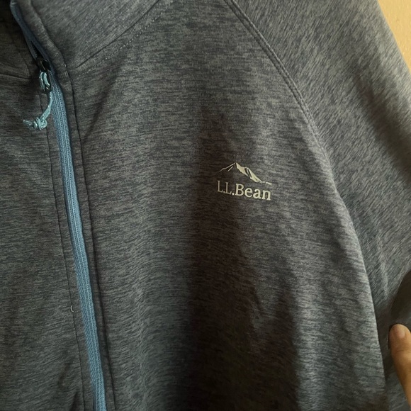 L.L. Bean Gray Zip Up Sweater - Picture 5 of 5